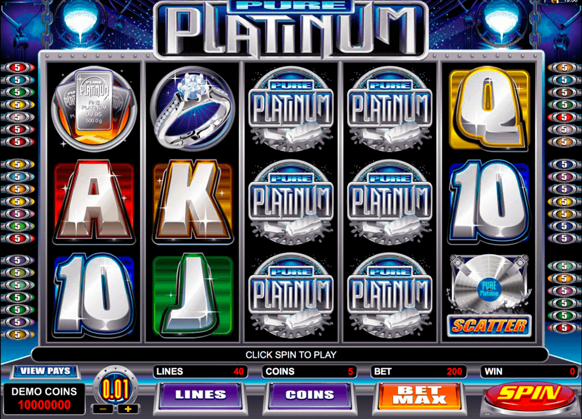 pure platinum microgaming gokkast