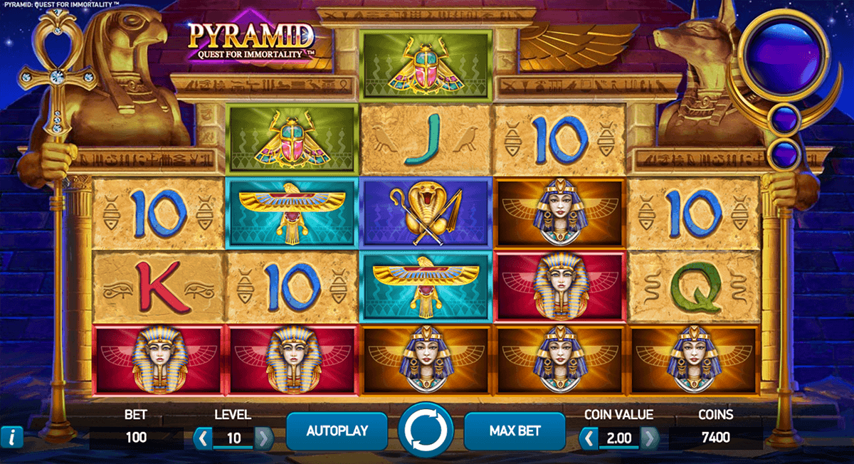 pyramid quest for immortality netent gokkast
