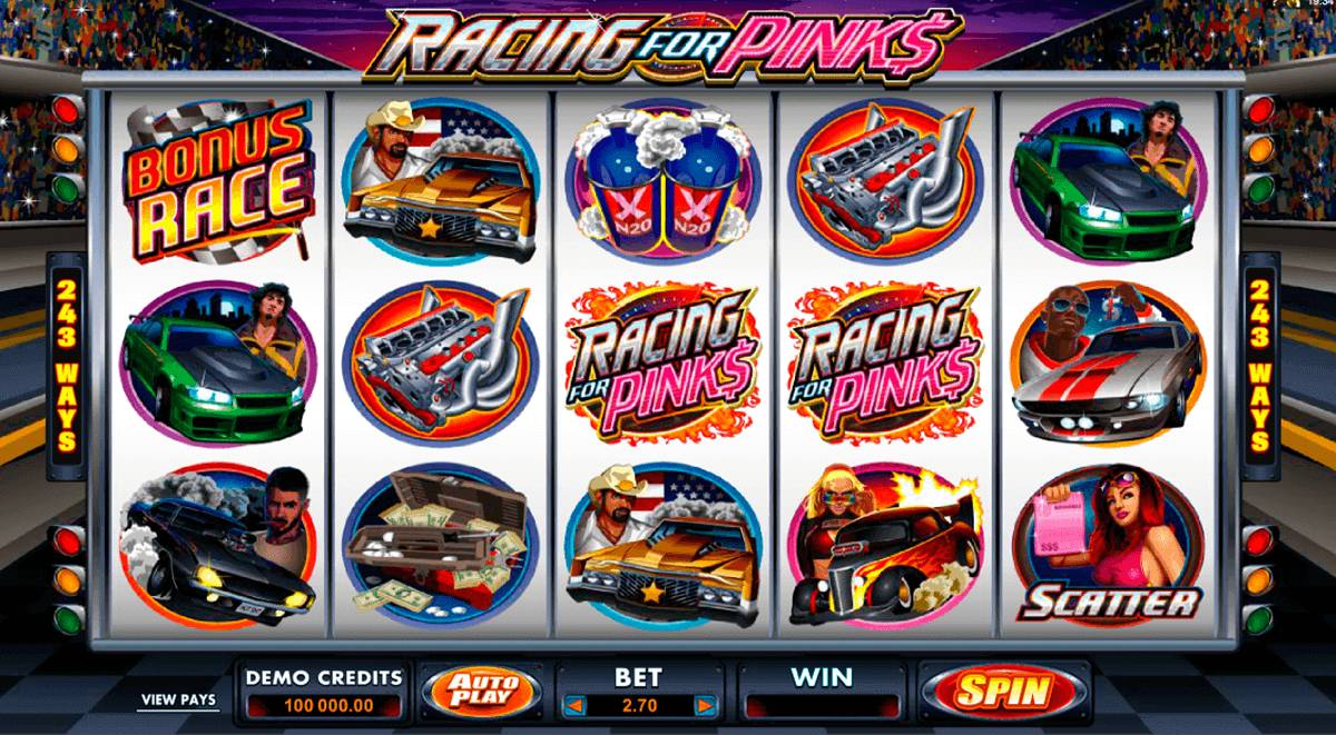 racing for pinks microgaming gokkast
