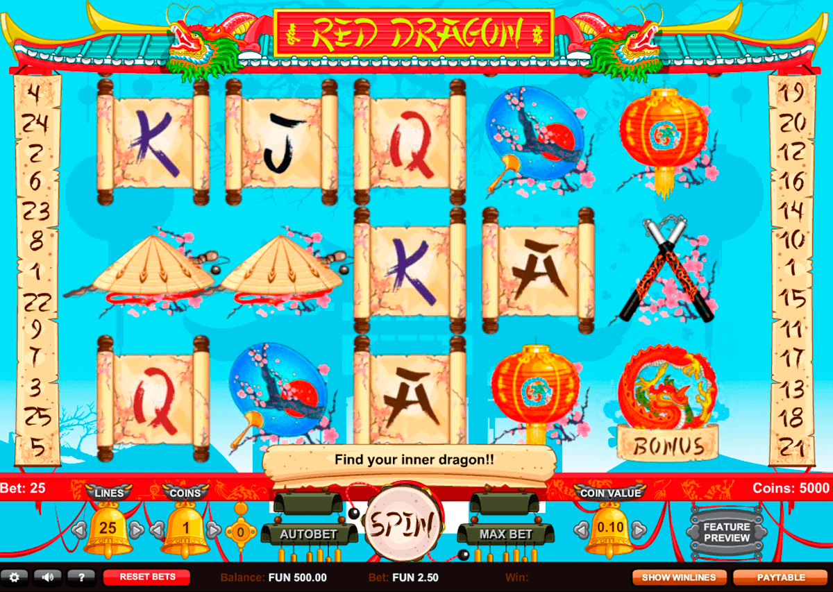 red dragon gaming gokkast