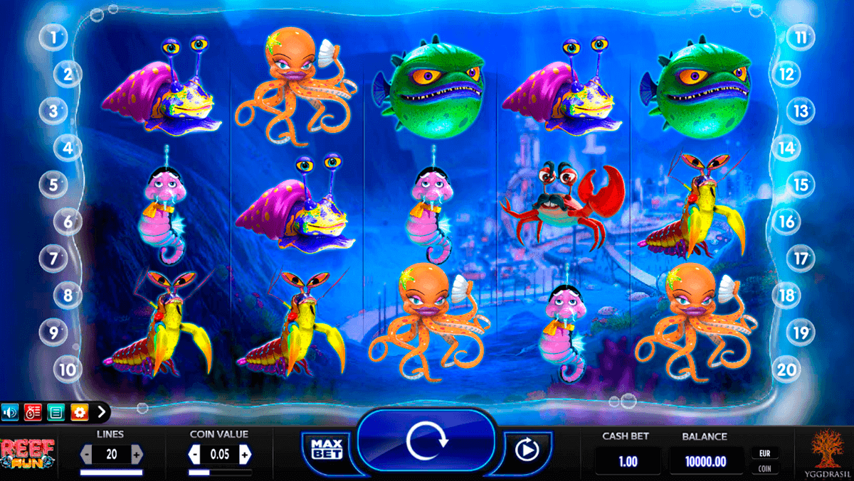 reef run yggdrasil gokkast