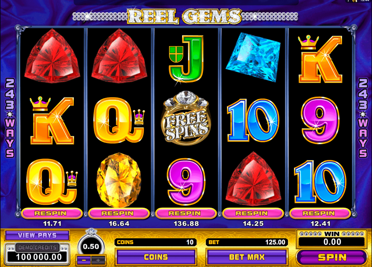 reel gems microgaming gokkast