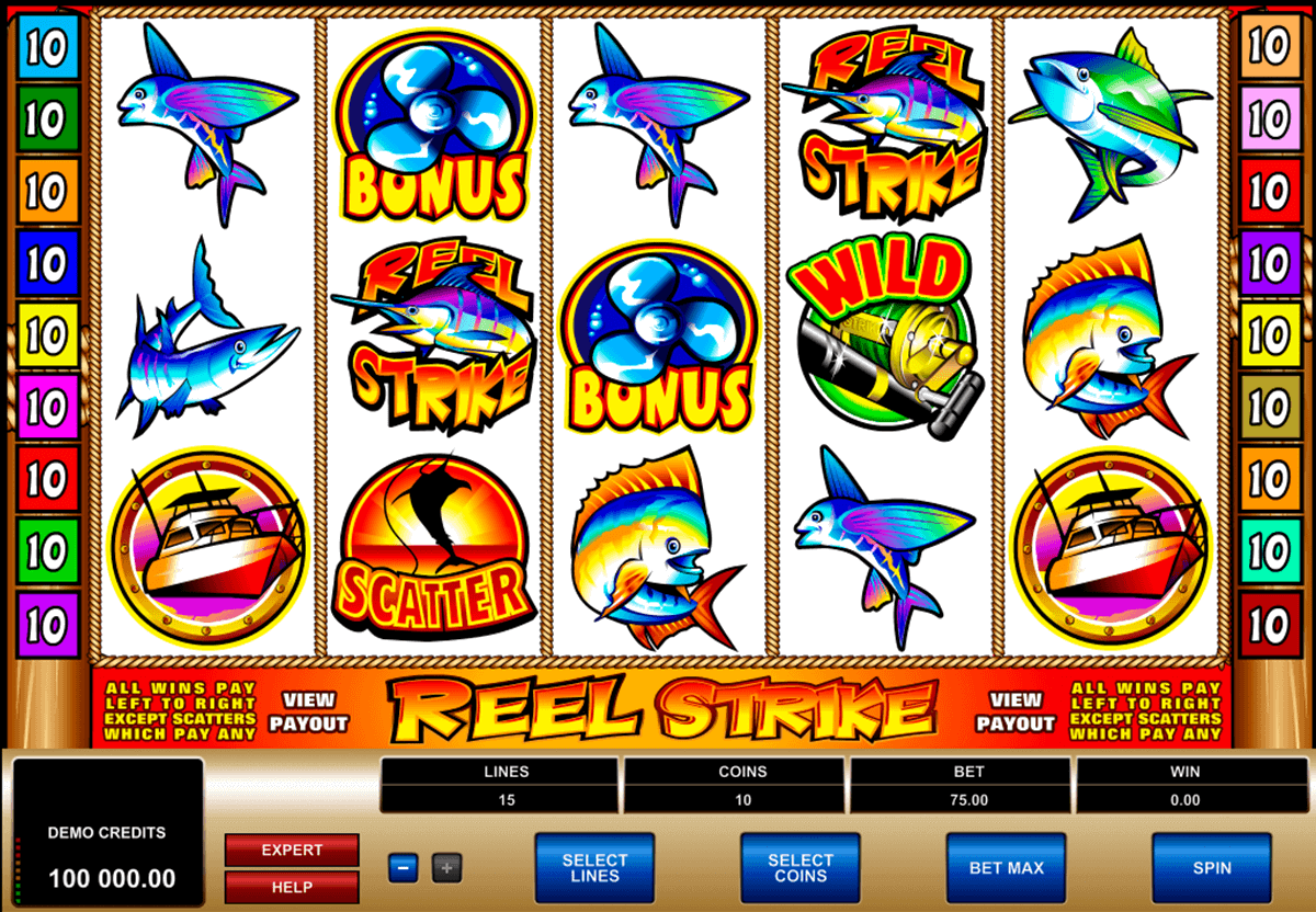 reel strike microgaming gokkast