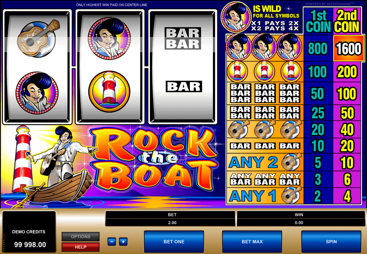 rock the boat microgaming gokkast