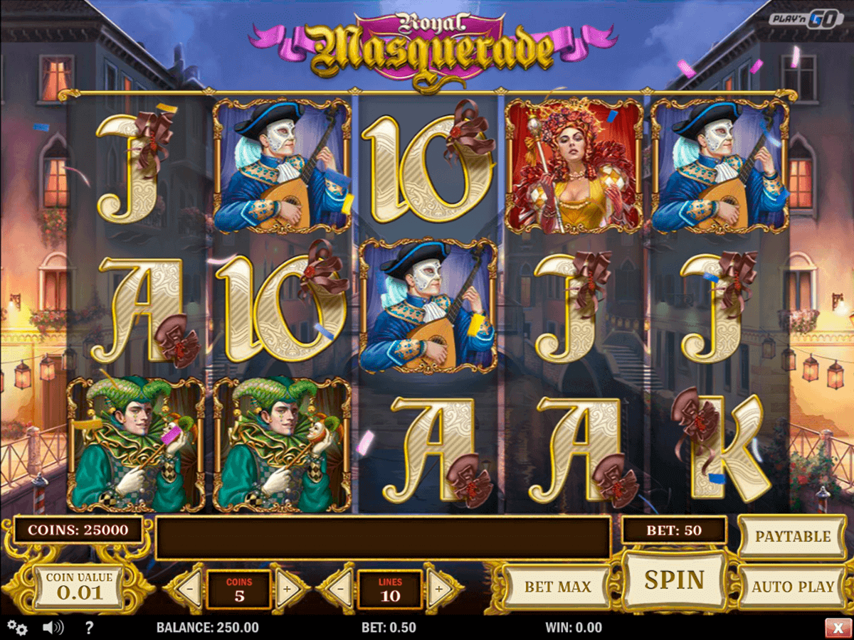 royal masquerade playn go gokkast