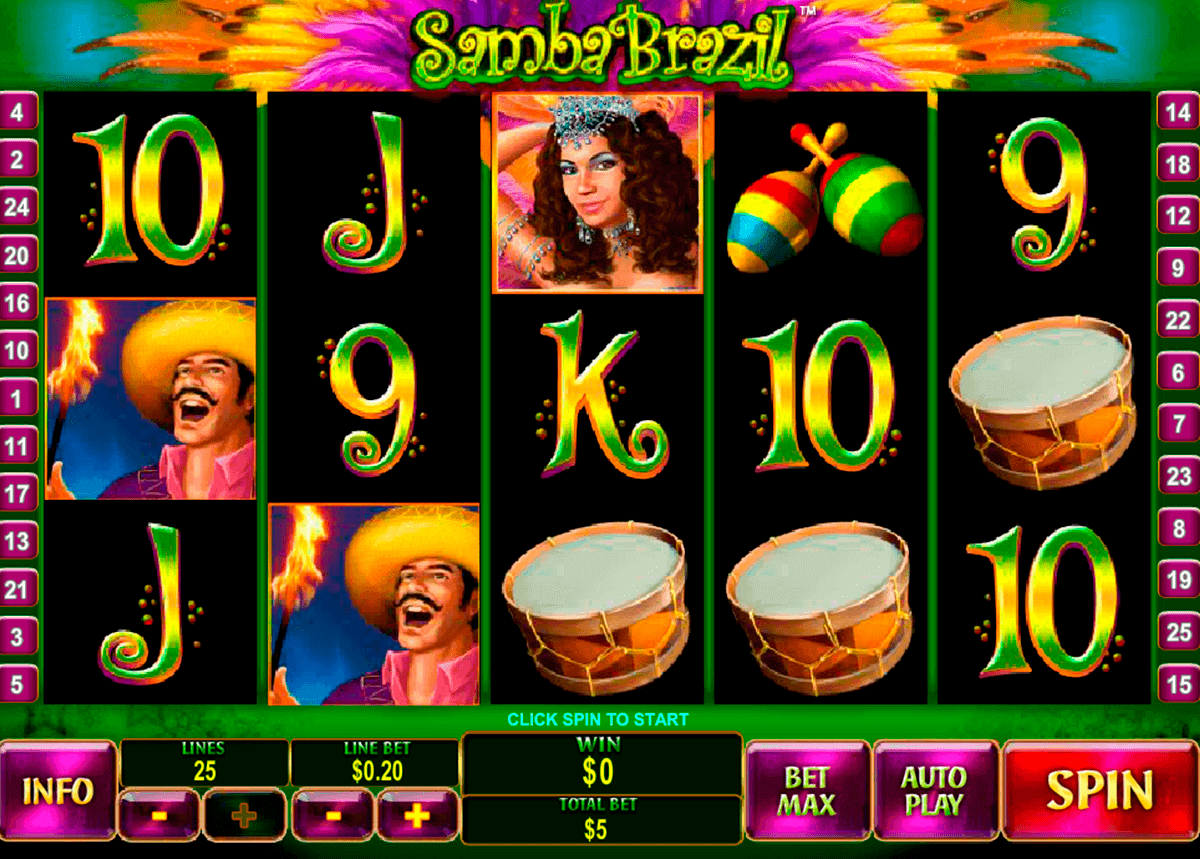 samba brazil playtech gokkast