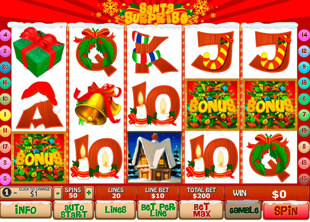 santa surprise playtech gokkast