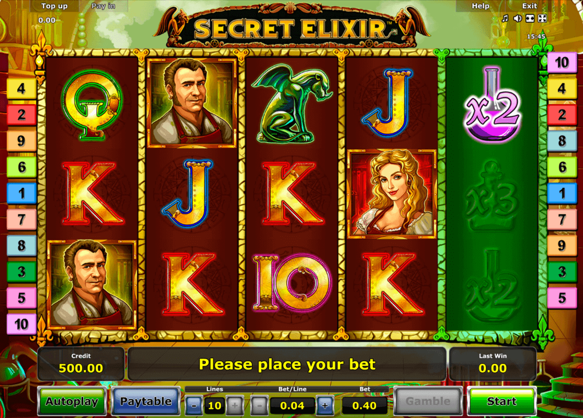 secret eliir novomatic gokkast