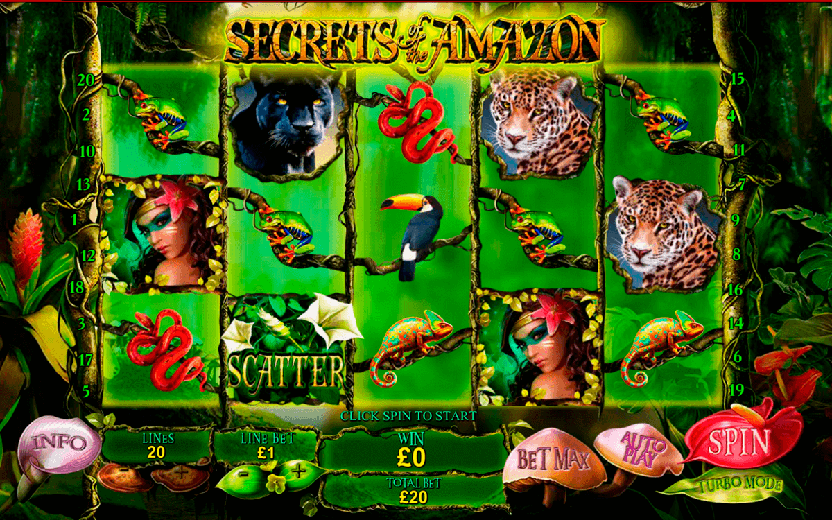 secrets of the amazon playtech gokkast