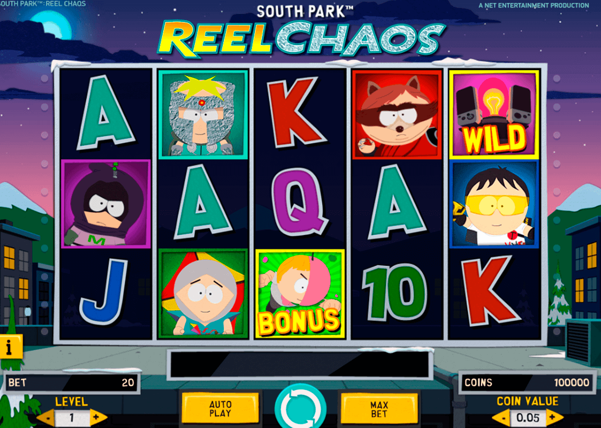 south park reel chaos netent gokkasten