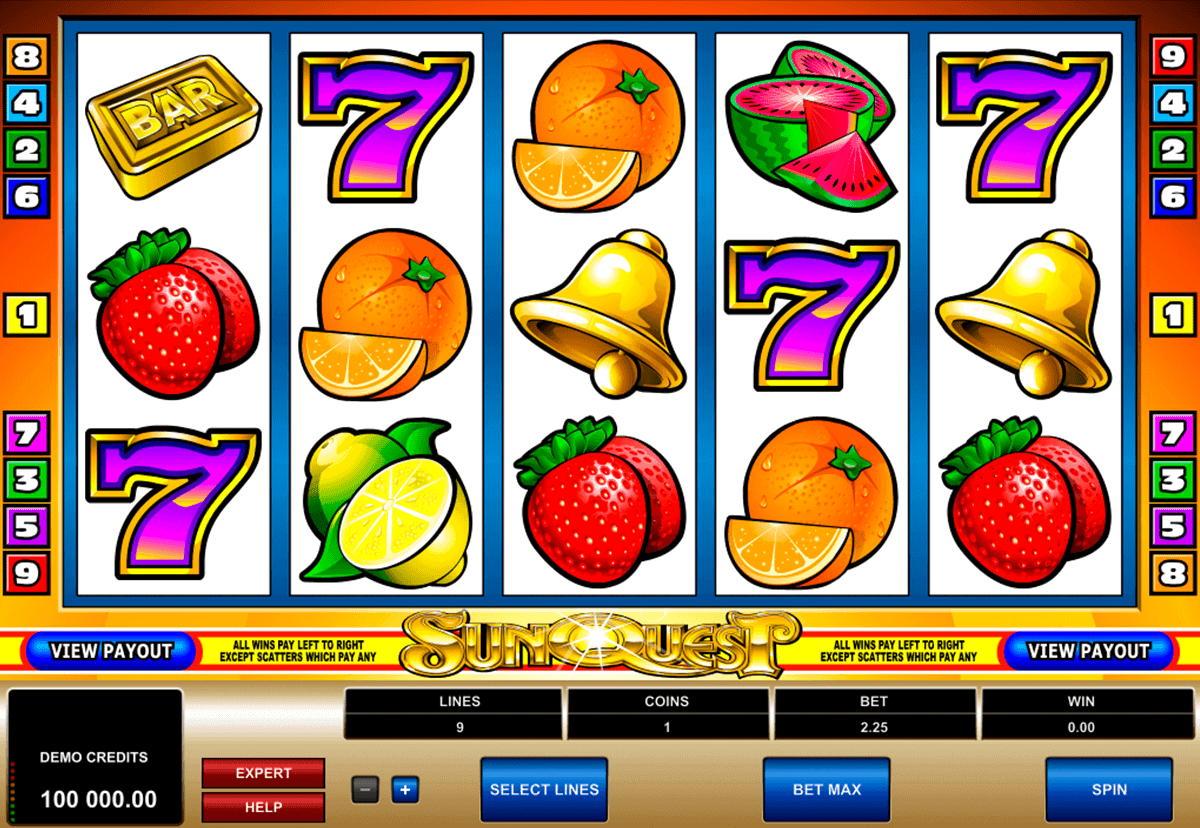 sunquest microgaming gokkast