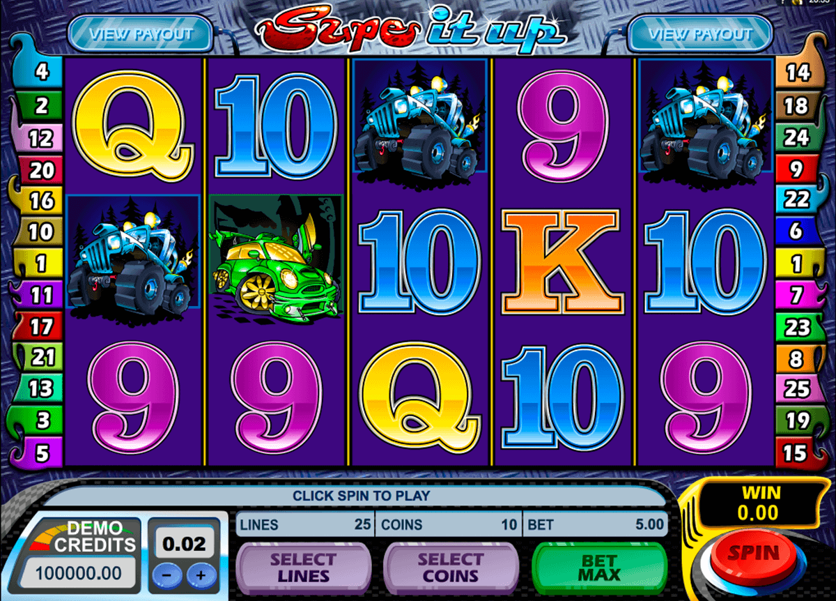 supe it up microgaming gokkast