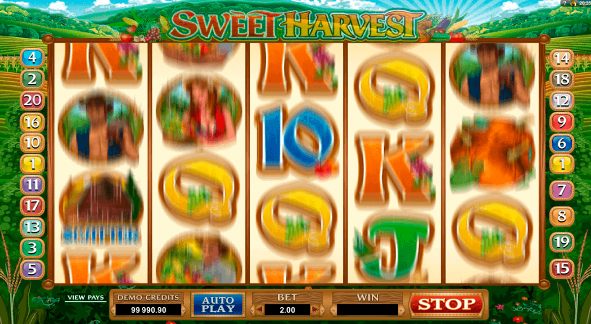 sweet harvest microgaming gokkast