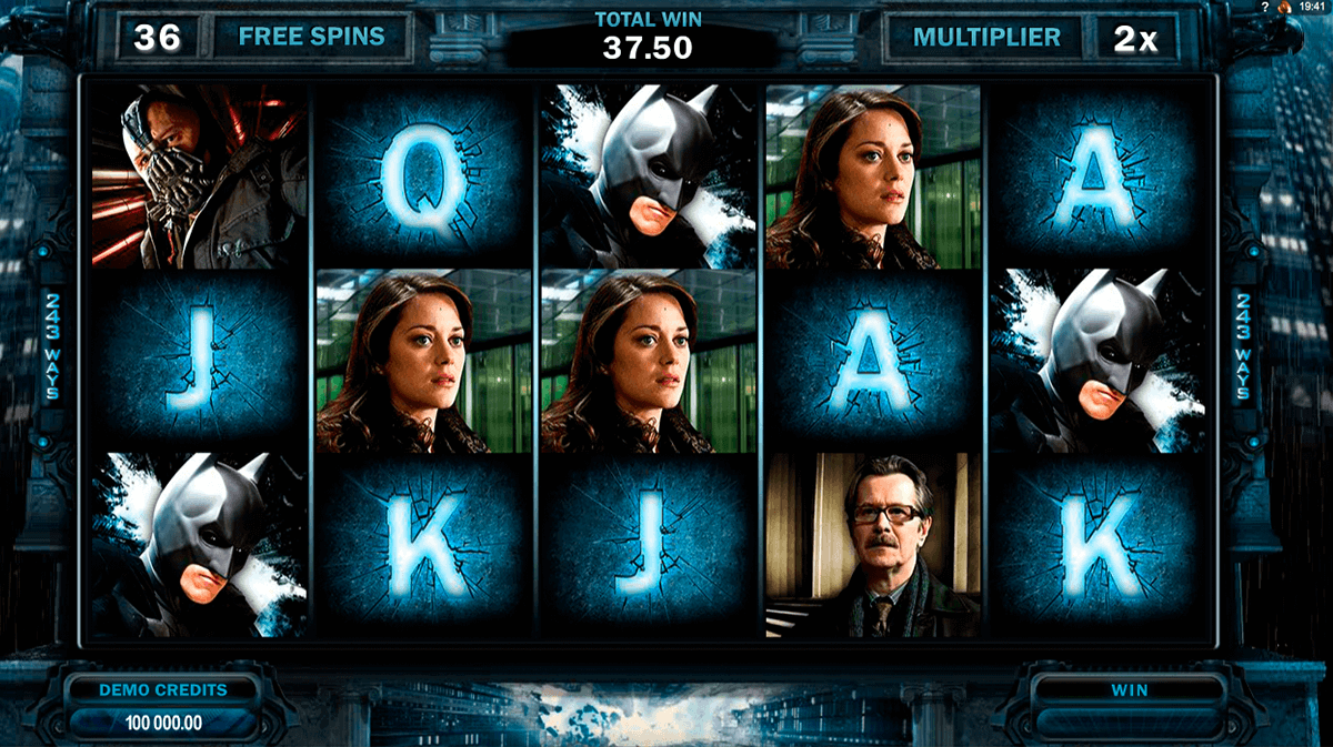 the dark knight rises microgaming gokkast