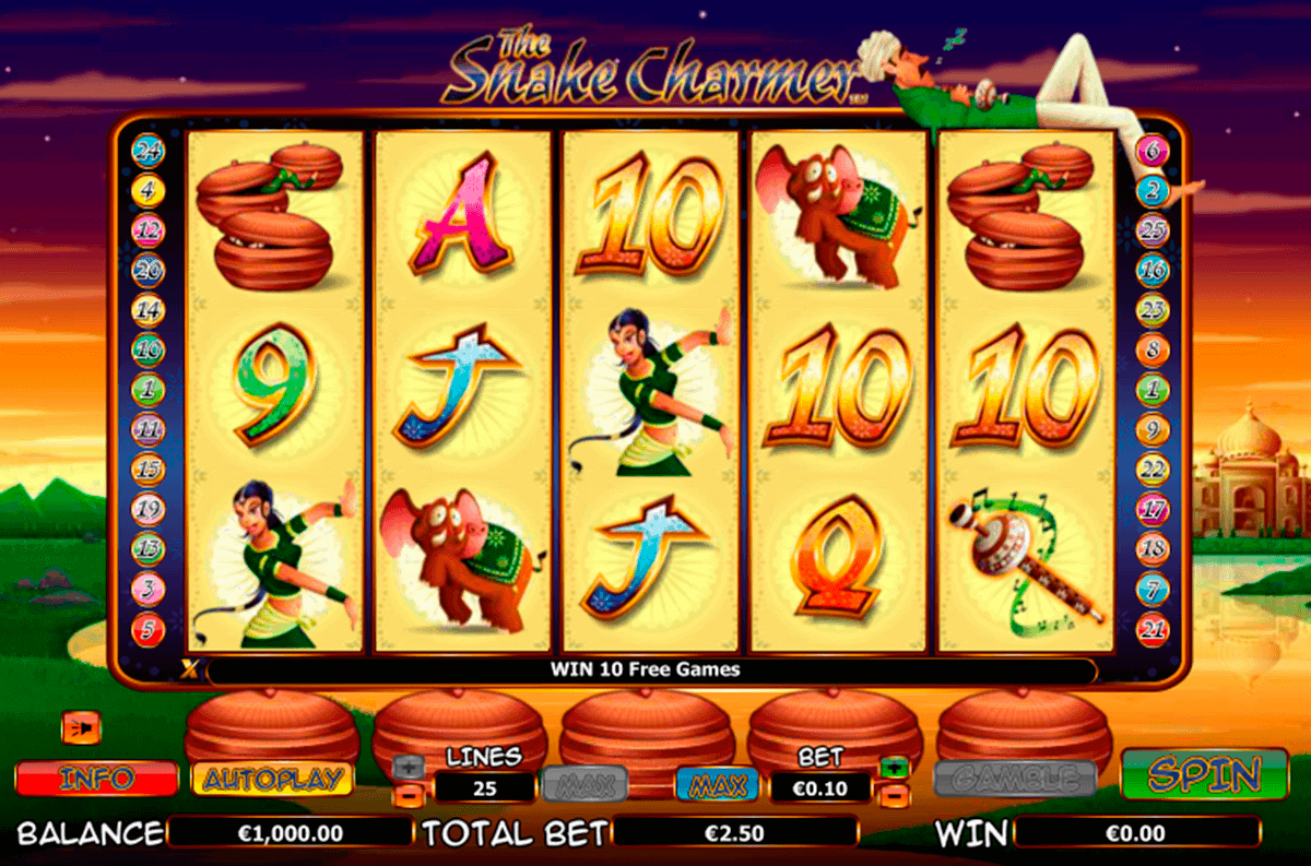 the snake charmer netgen gaming gokkast