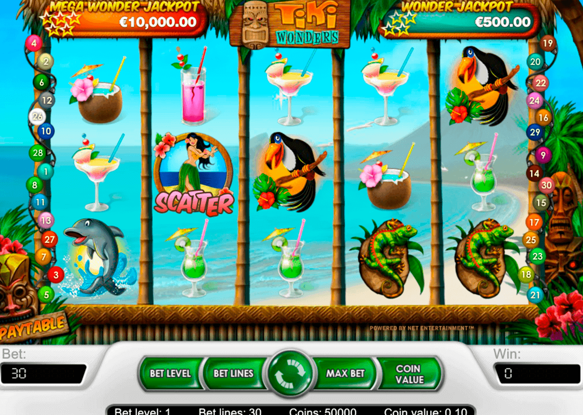 tiki wonders netent gokkasten
