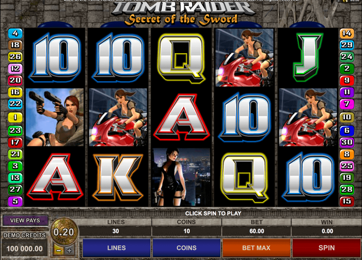 tomb raider ii microgaming gokkast