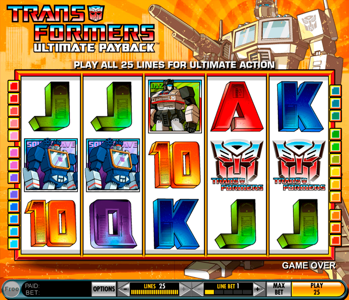 transformers ultimate payback igt gokkast