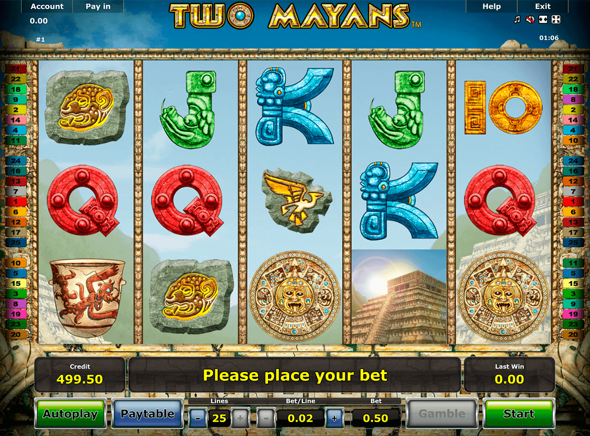 two mayans novomatic gokkast