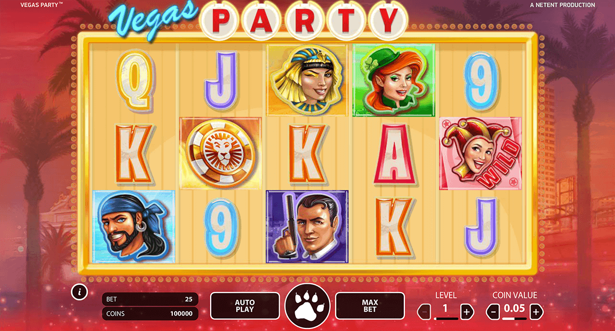 vegas party netent gokkast