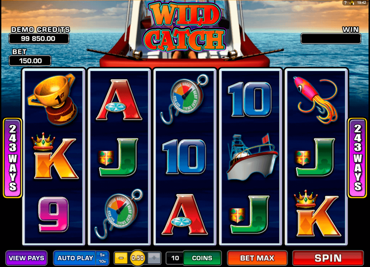 wild catch microgaming gokkast