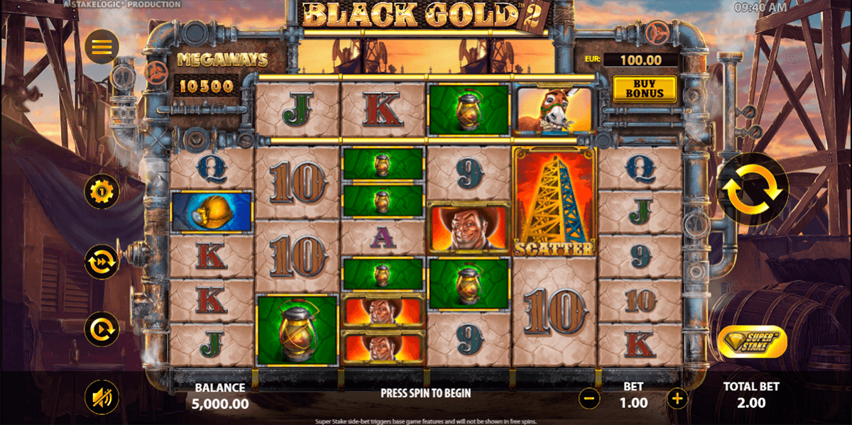 black gold 2 stake logic 