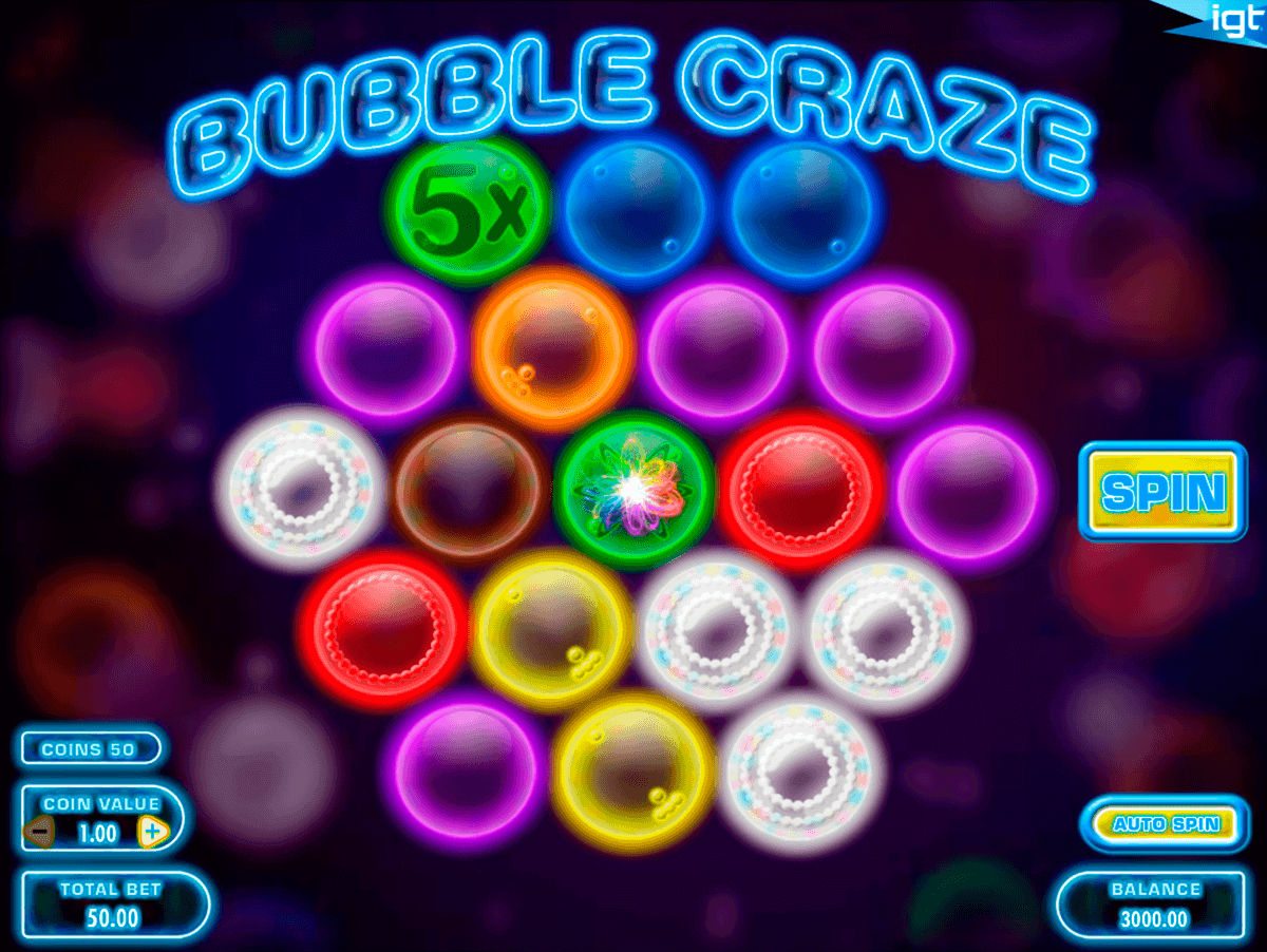 bubble craze igt gokkast