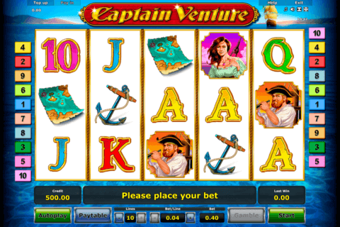captain venture novomatic gokkast