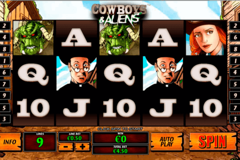 cowboys and aliens playtech gokkast