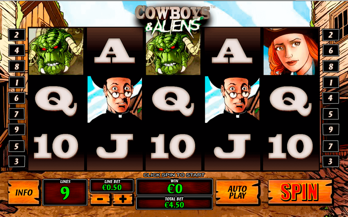 cowboys and aliens playtech gokkast 