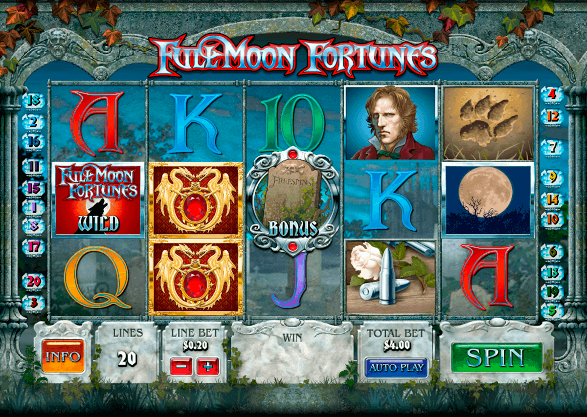 full moon fortunes playtech gokkast 