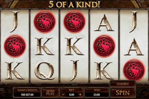game of thrones  ways microgaming gokkast