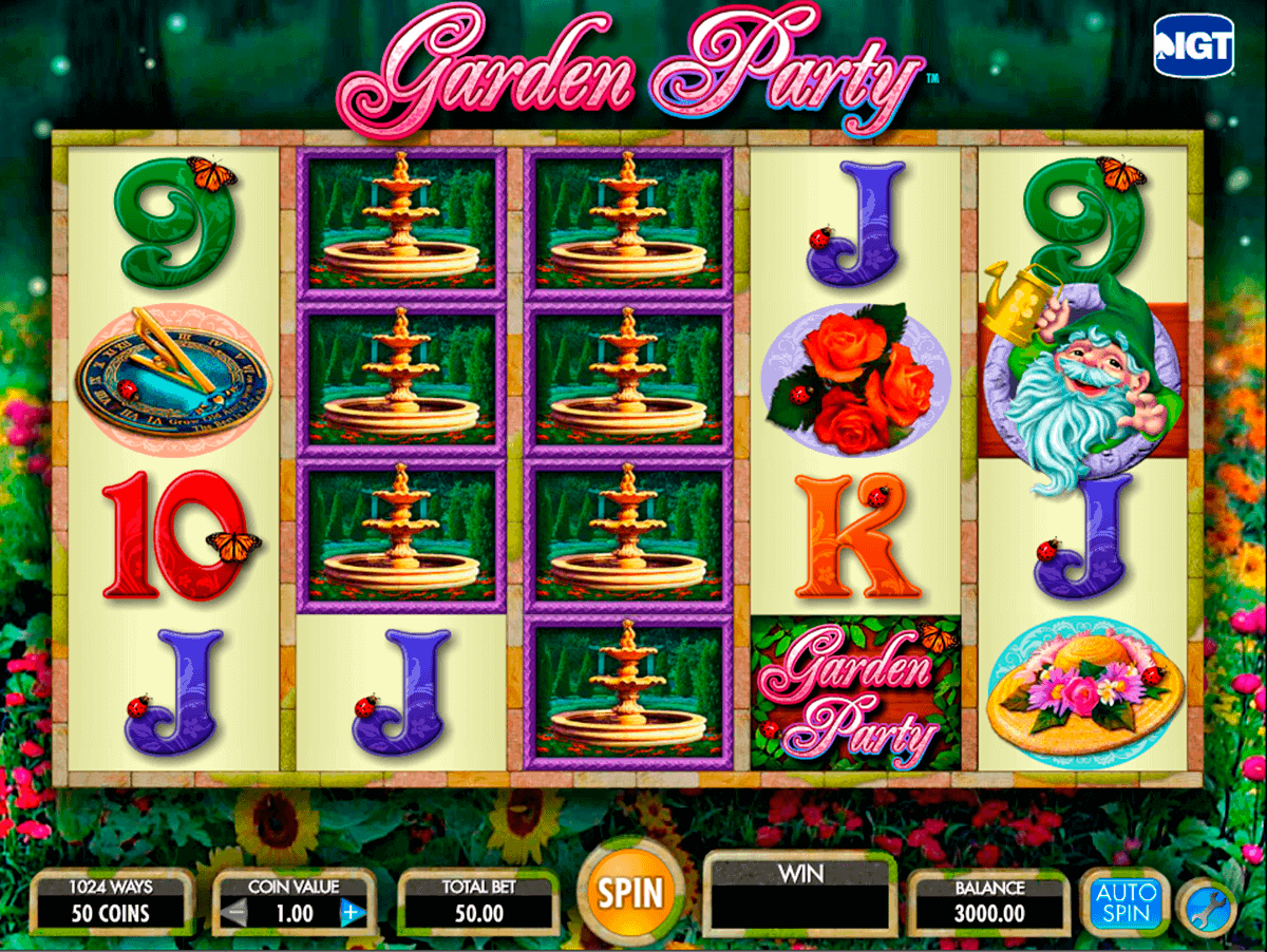 garden party igt gokkast