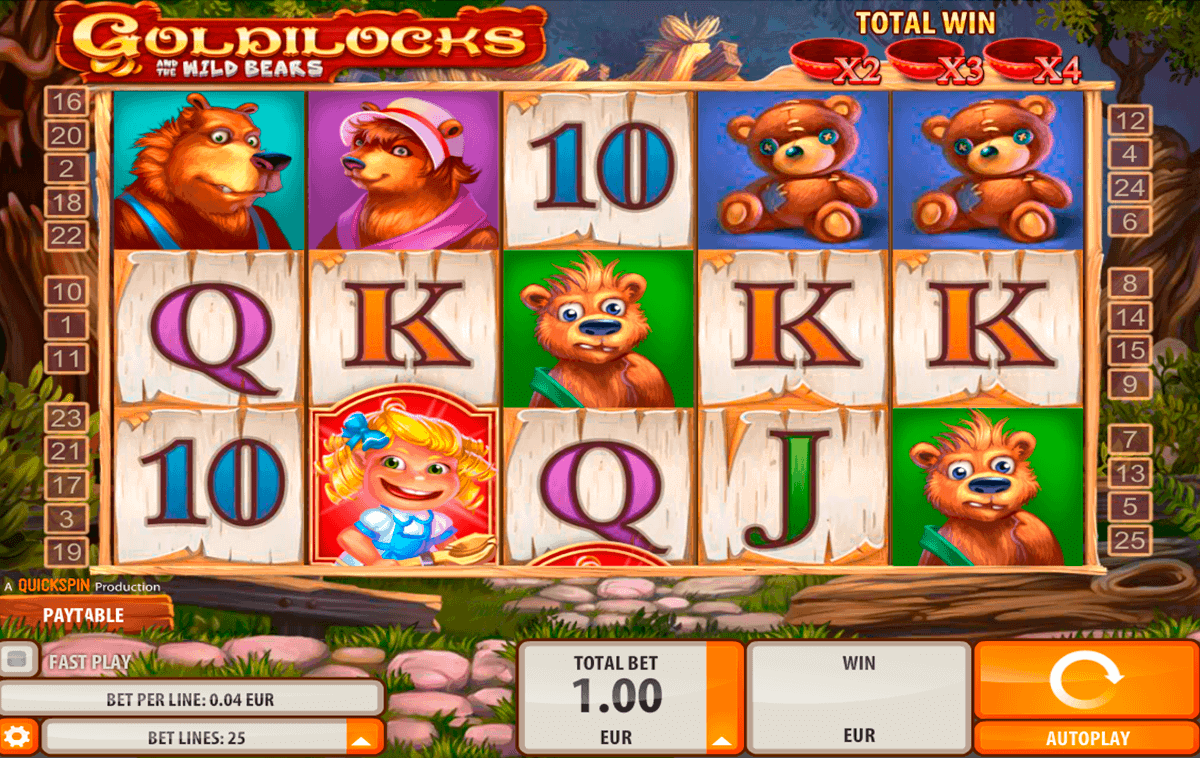 goldilocks quickspin gokkast 