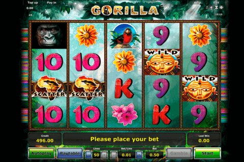 gorilla novomatic gokkast