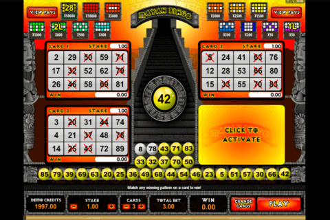 mayan bingo microgaming bingo