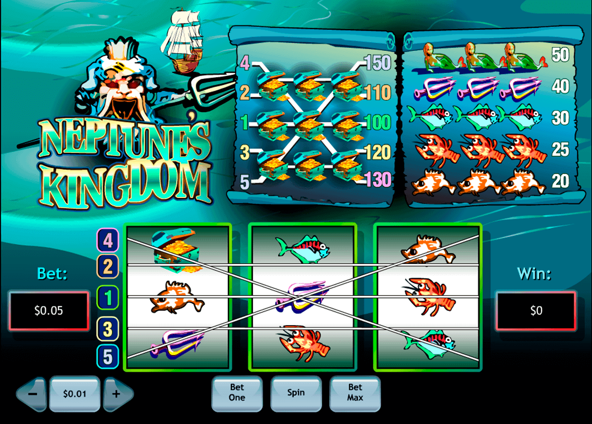 Neptunes kingdom королевство нептуна — игровой автомат без регистрации ставок