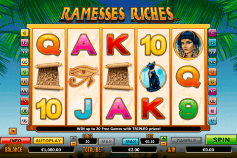 ramesses riches netgen gaming gokkast