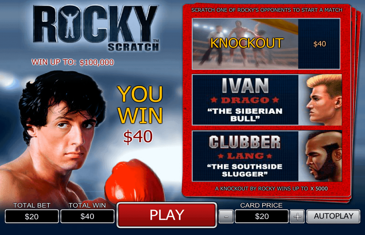 rocky scratch playtech krasloten