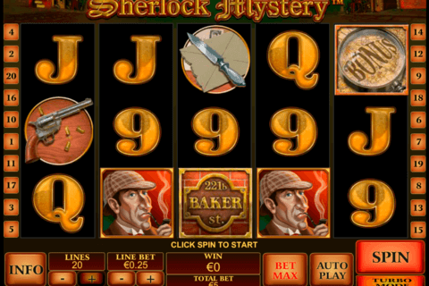 sherlock mystery playtech gokkast
