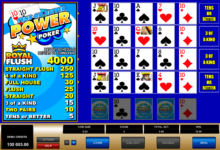 tens or better  play power poker microgaming