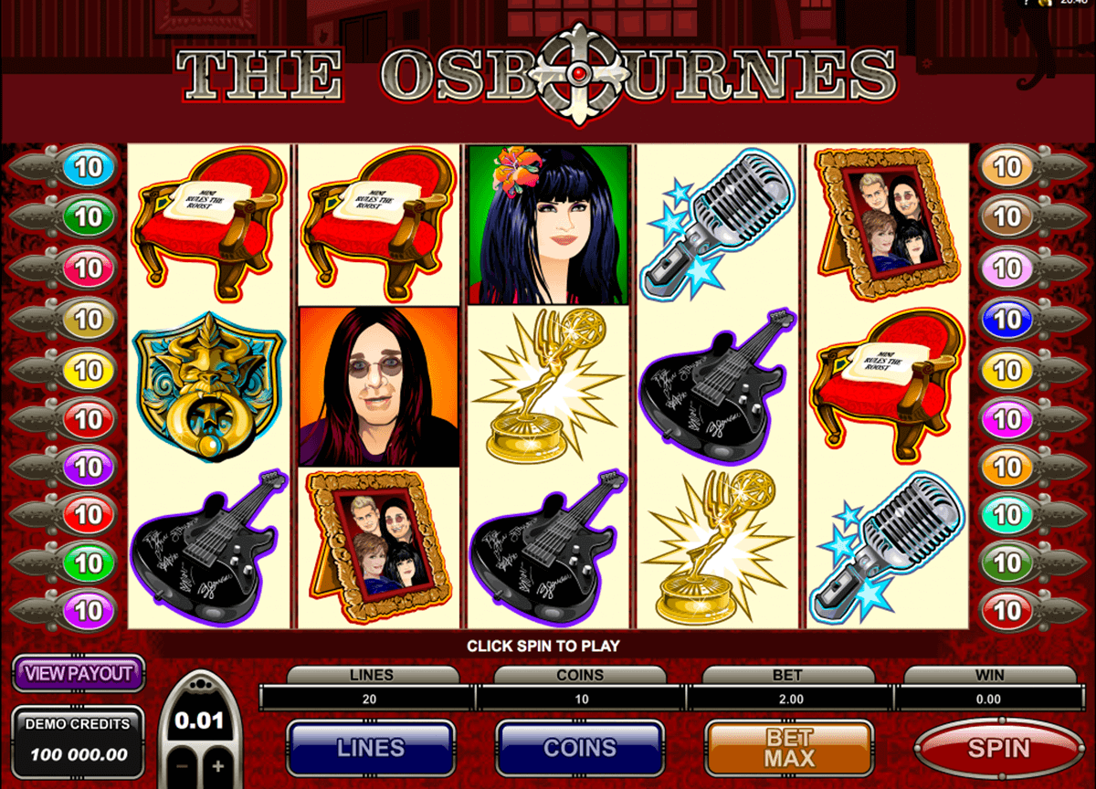 the osbournes microgaming gokkast 