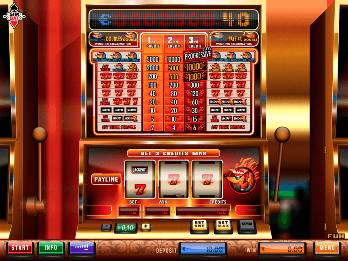 the red foxs double jackpot simbat gokkast