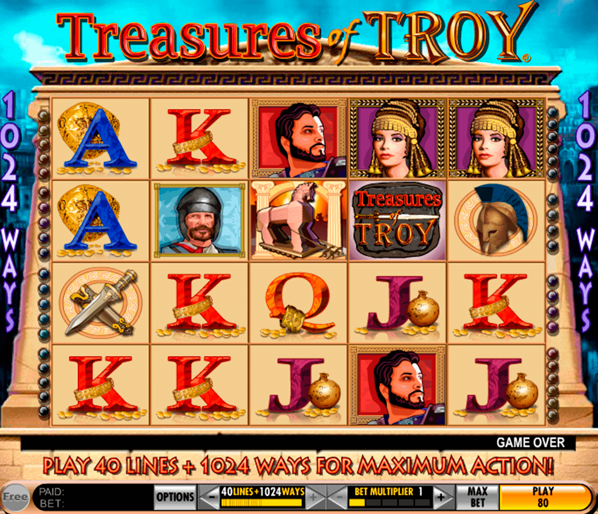 treasures of troy igt gokkast 