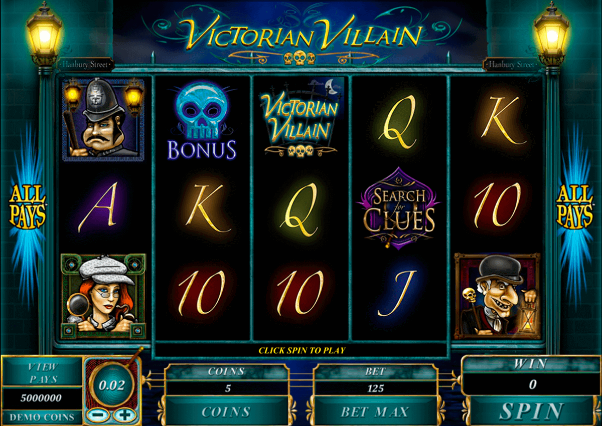 victorian villain microgaming gokkast