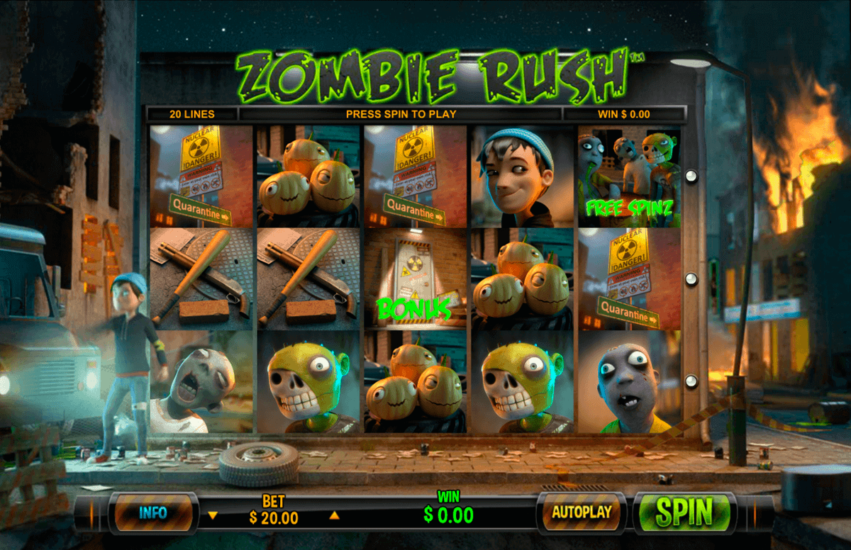 zombie rush leander gokkast